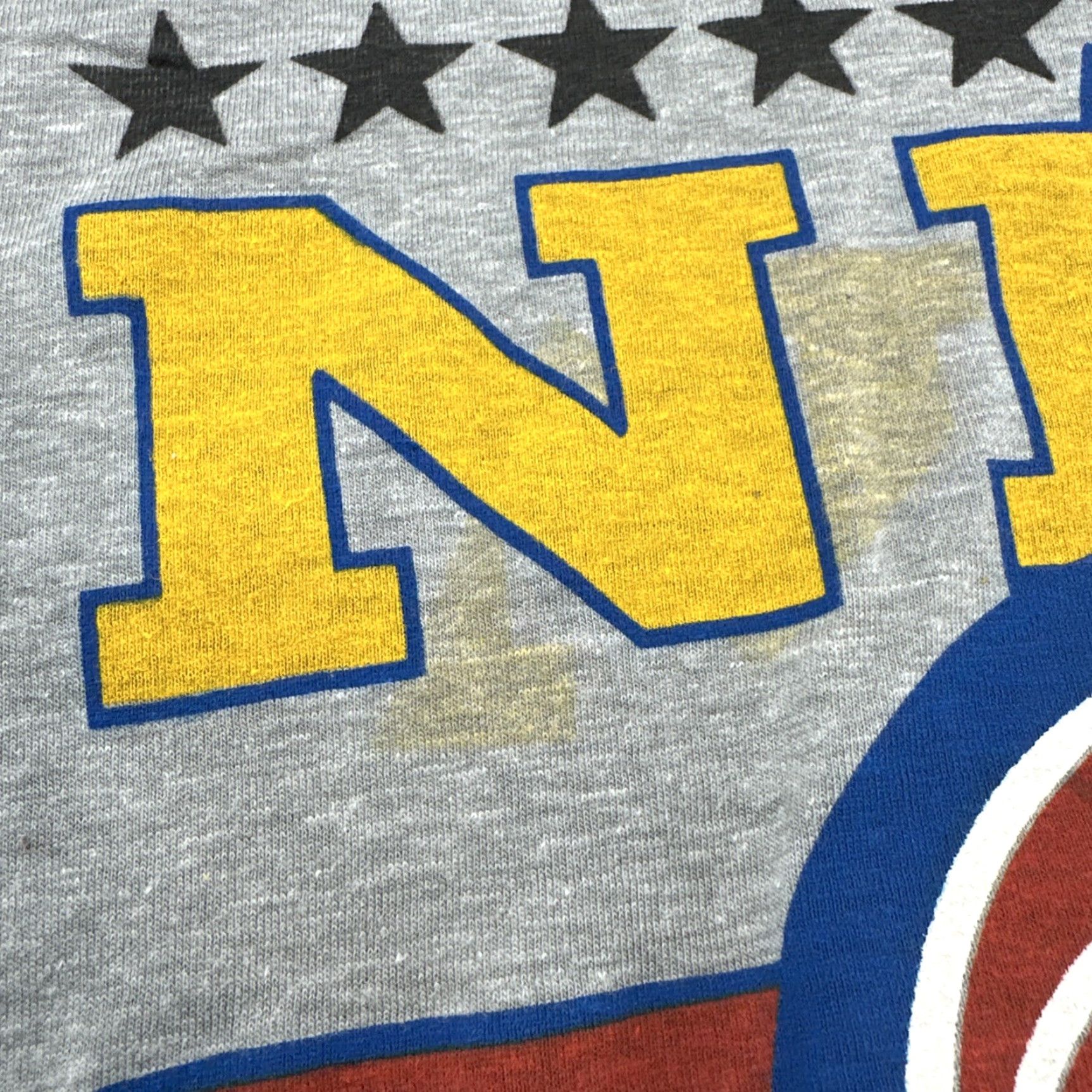NBA VINTAGE Detroit Pistons 1989 NBA Champions T-Shirt Size Medium Single Stitch Gray Men Shirt 80s 90s Sports Pistons Mens Size US M / EU 48-50 / 2 - 3 Thumbnail