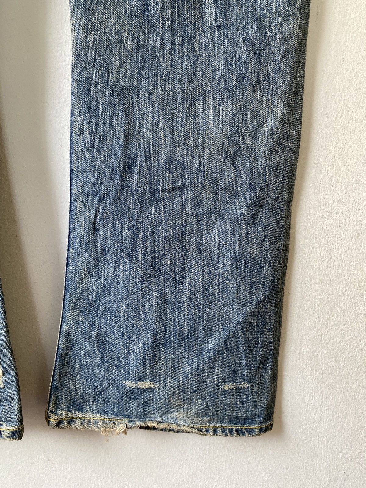 Japanese Brand Japanese Brand Sembl Japan Flare Distressed Denim Size US 31 - 14 Thumbnail