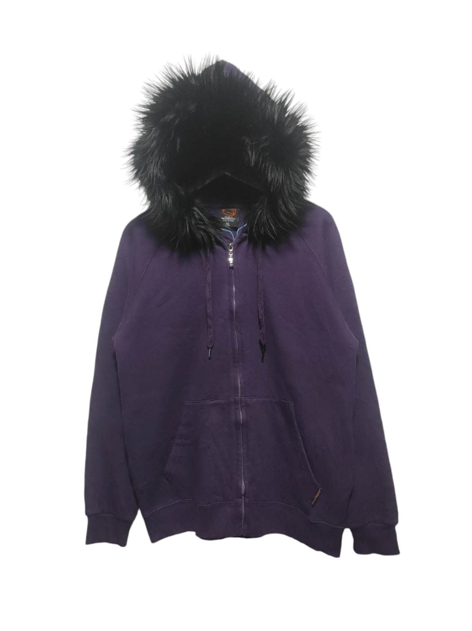 Pre-owned Hysteric Glamour X If Six Was Nine Bbombboo Purple Zip Fur Hoodie If6was9 Lgb Style (size Medium)