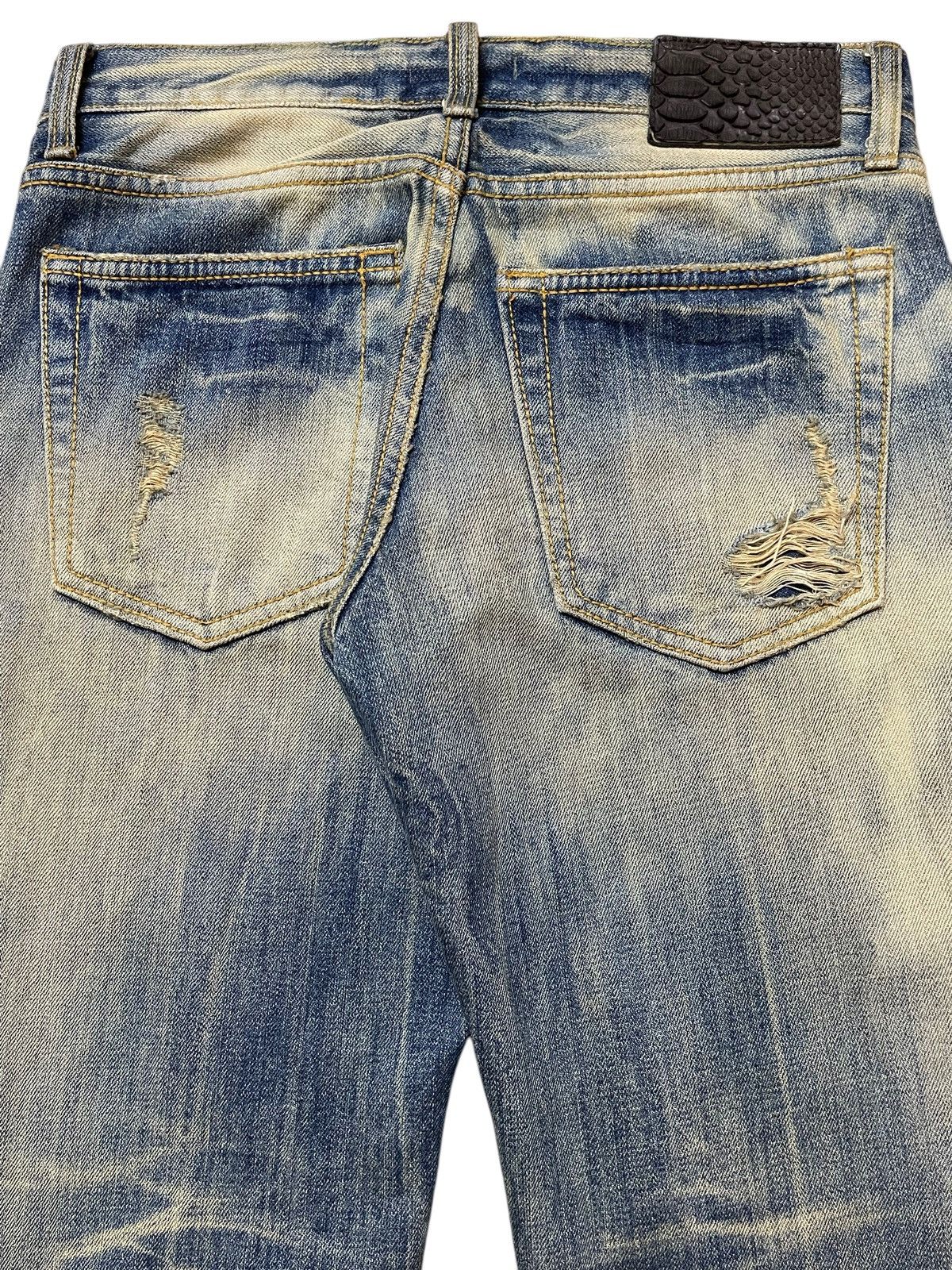 GOA 💥Rare💥 Vintage G.O.A Mud Wash Faded Distressed Flared GOA Size US 30 / EU 46 - 6 Thumbnail
