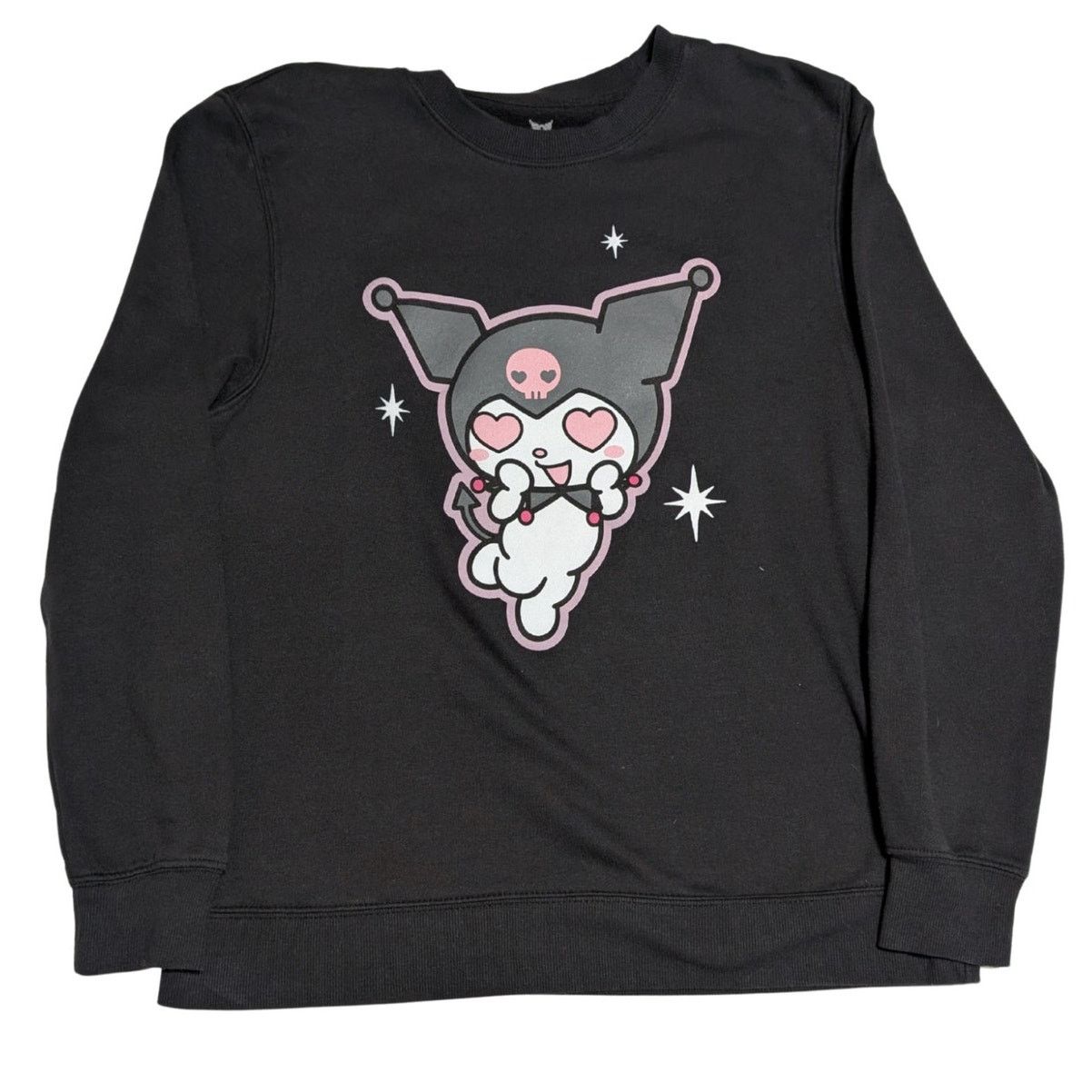 Other Sanrio Kuromi with Baku Long Sleeve Sweatshirt Black Size S Size S / US 4 / IT 40 - 5 Thumbnail