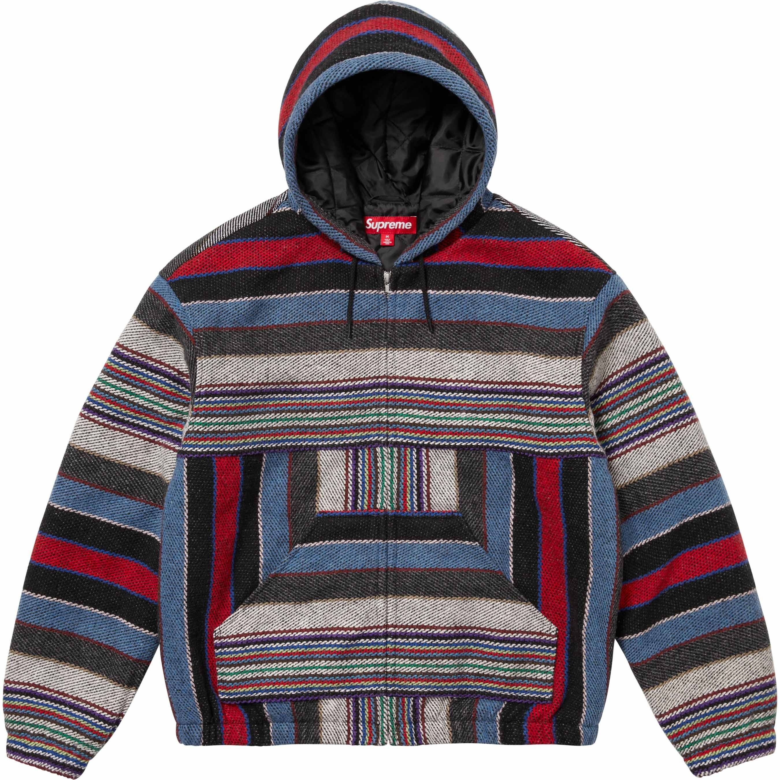 Supreme Woven Stripe Hooded Jacket