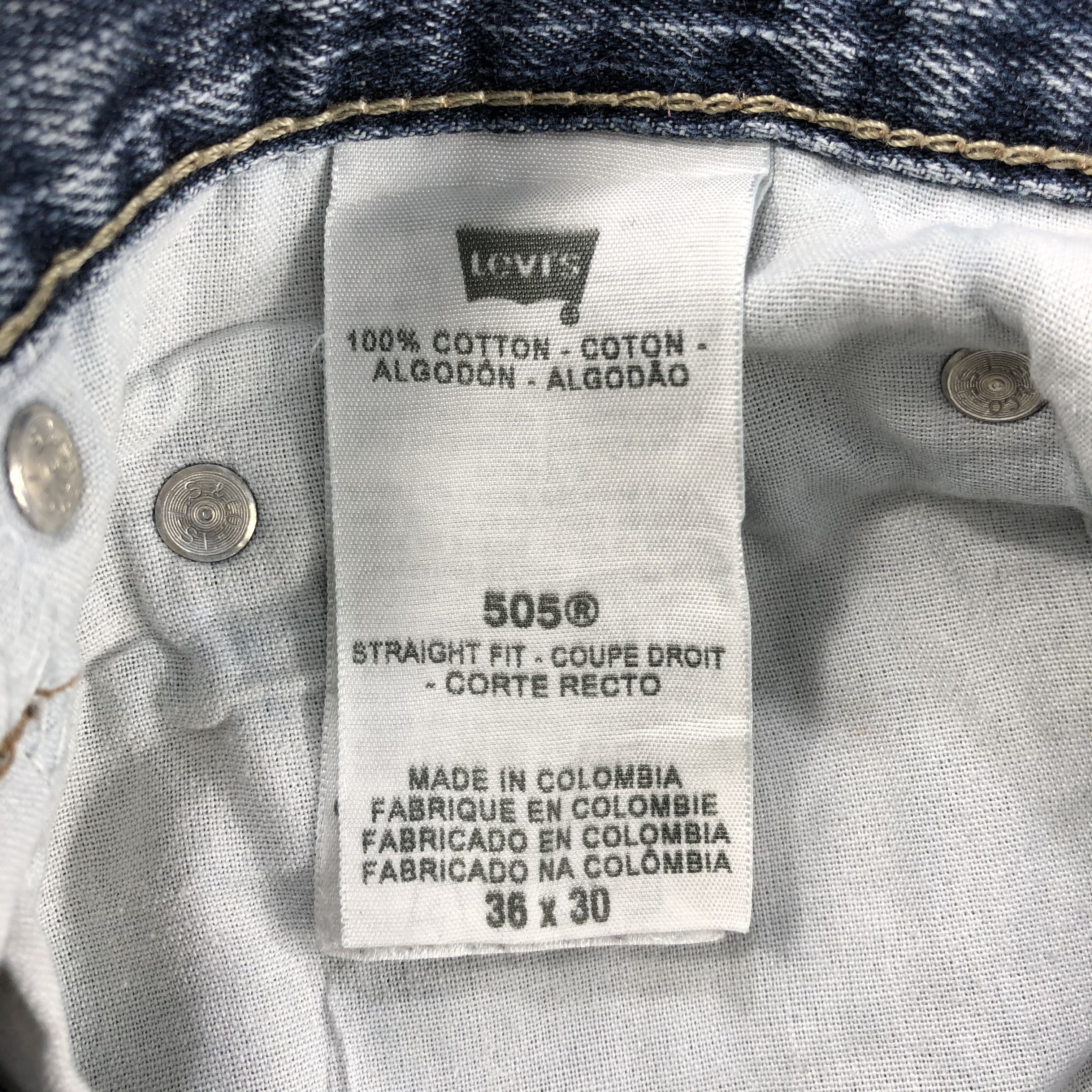 Levi's Vintage Levis 505 Earth Tone Jeans-J1463 Size US 36 / EU 52 - 11 Thumbnail