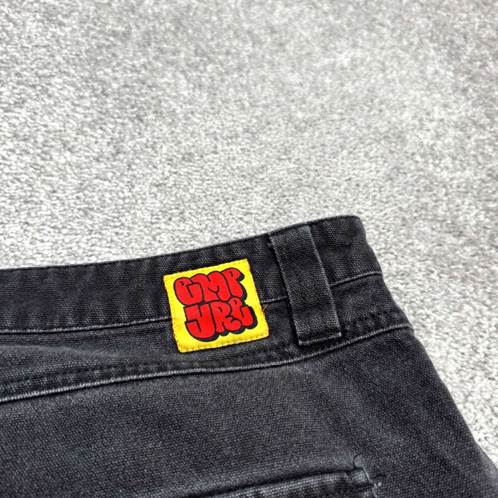 Empyre Empyre Carpenter Pants Mens 40 Black Cotton Denim Straight Leg Vintage No Size US 40 / EU 56 - 5 Thumbnail