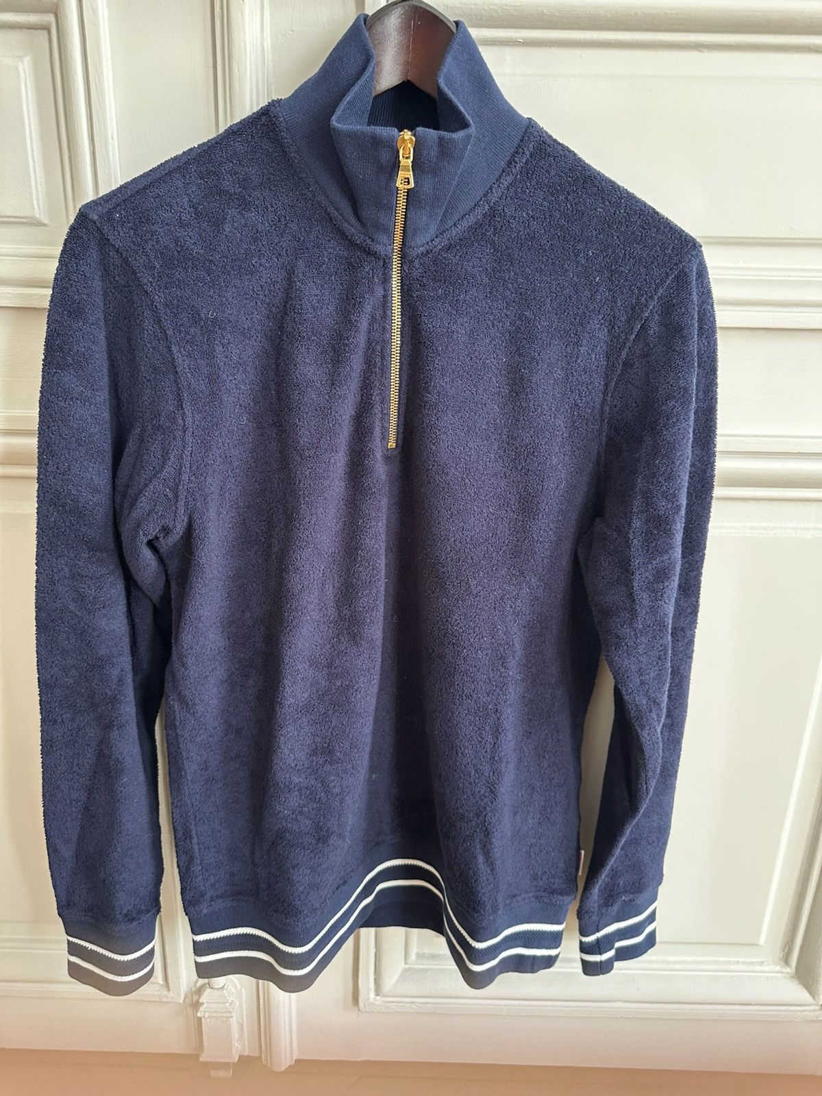 Orlebar Brown Orlebar Brown toweling half zip sweatshirt Size US S / EU 44-46 / 1 - 3 Thumbnail