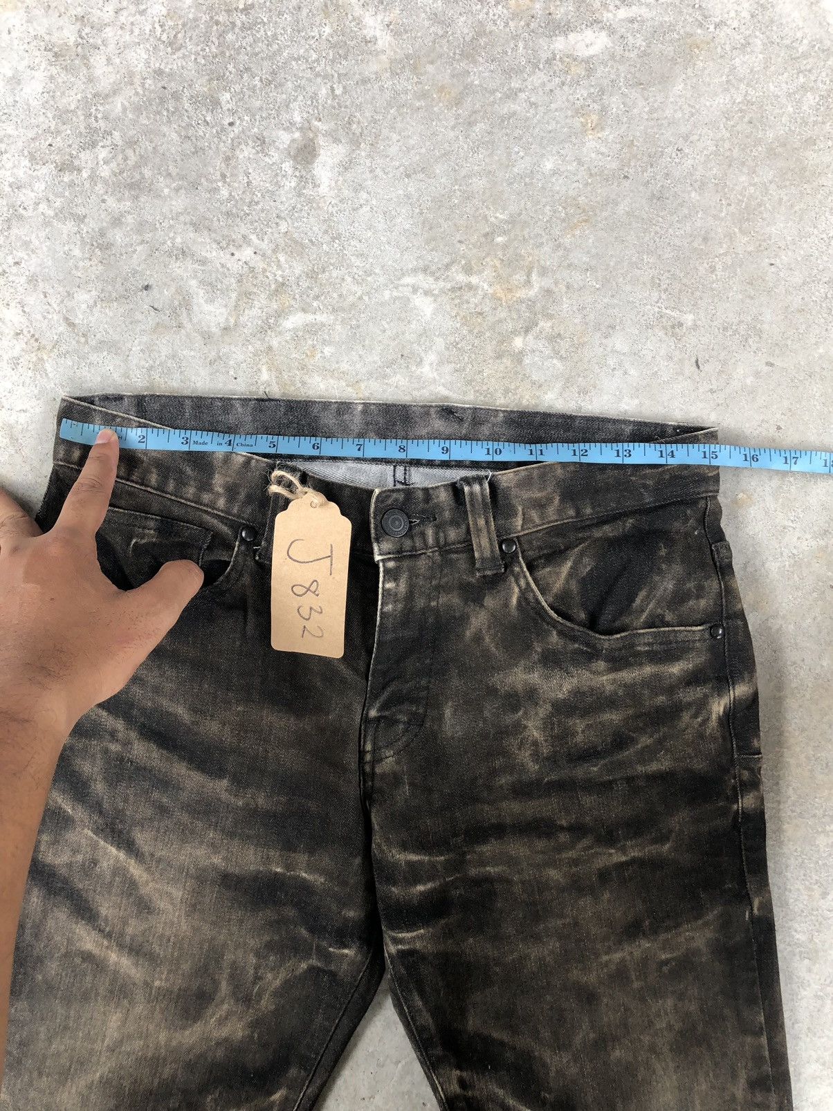 Tornado Mart Japanese Tornado Mart Mini Flare Distressed Jeans Size US 30 / EU 46 - 19 Thumbnail