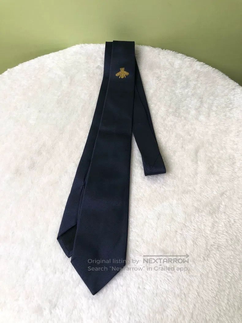 Gucci Gucci Embroidered little bee logo mark dark blue mulberry Size ONE SIZE - 1 Thumbnail