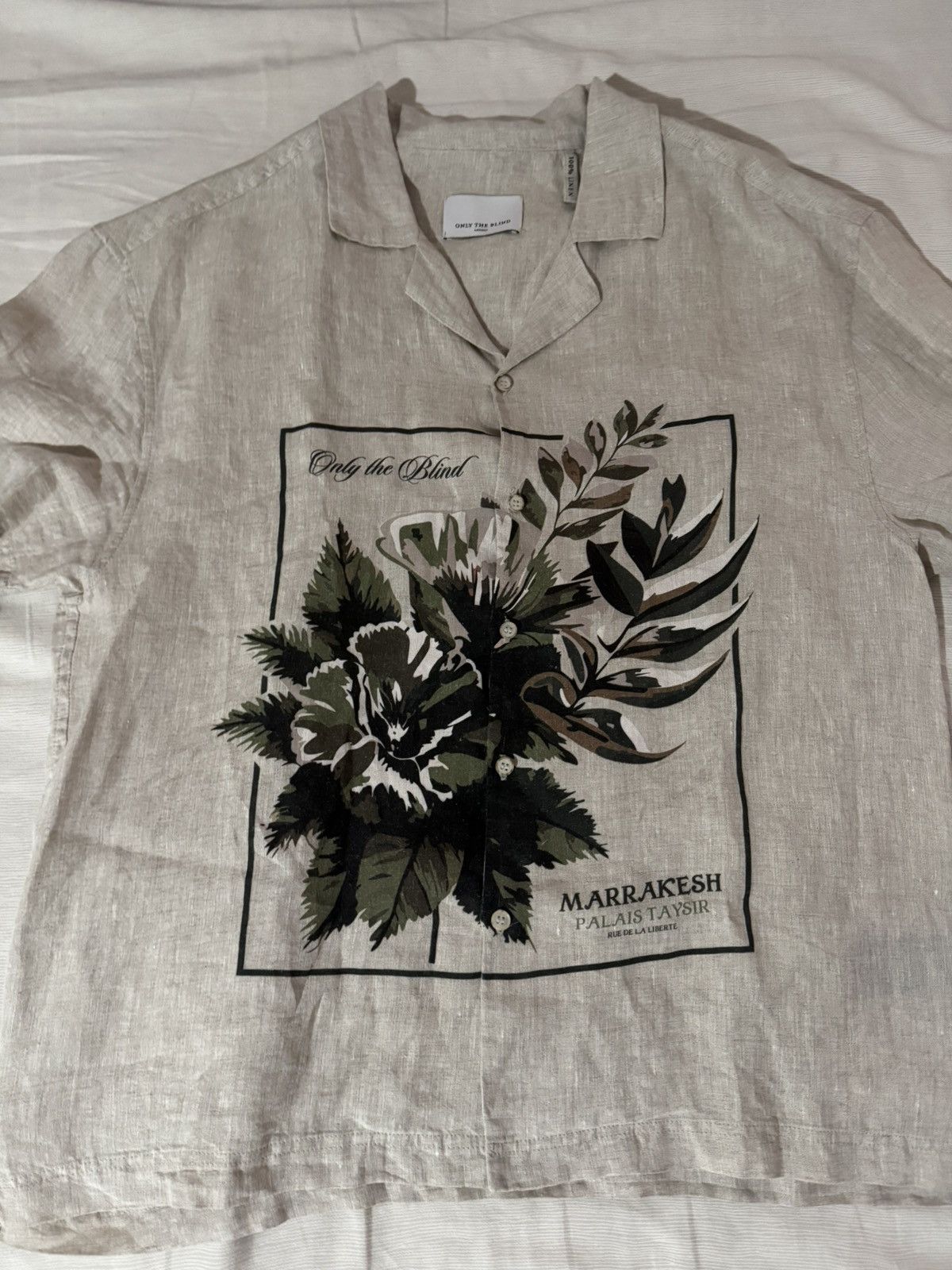 Only The Blind Only The Blind Botanical linen shirt Size US M / EU 48-50 / 2 - 3 Thumbnail