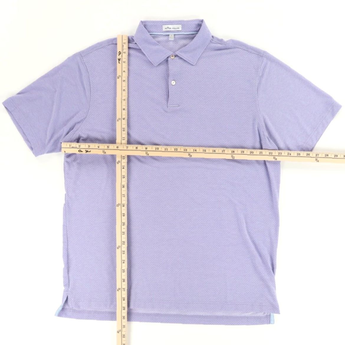 Peter Millar Peter Millar Polo Shirt Purple Men L Natural Touch Stretch Polyester Solid Shirt Size US L / EU 52-54 / 3 - 3 Thumbnail