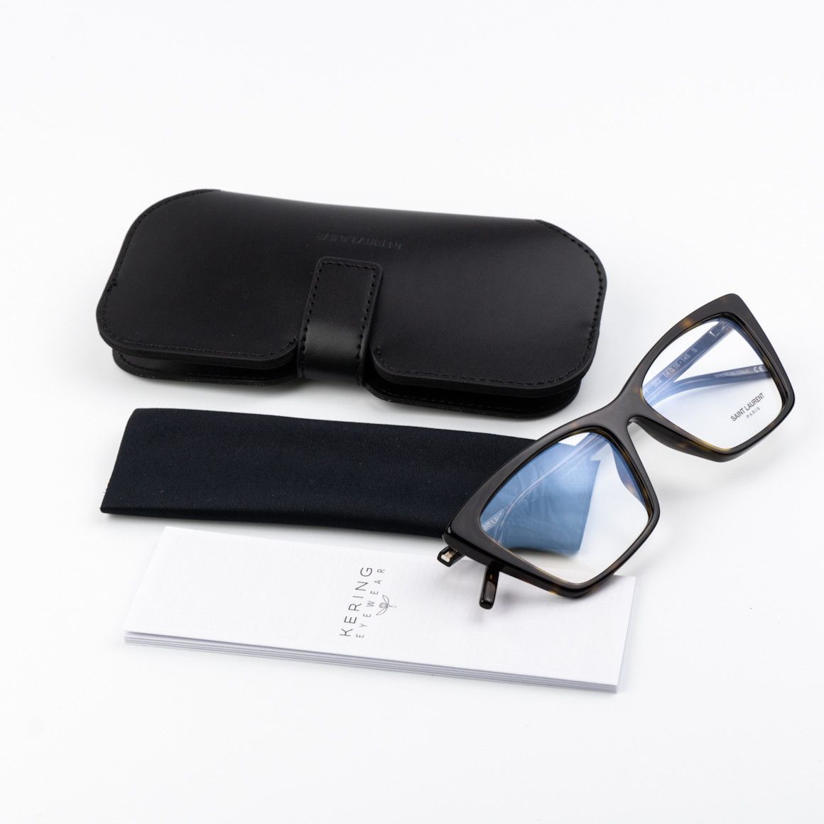 Saint Laurent Paris NEW Saint Laurent SL737 002 Cat Eye Unisex Eyeglasses Size ONE SIZE - 10 Thumbnail