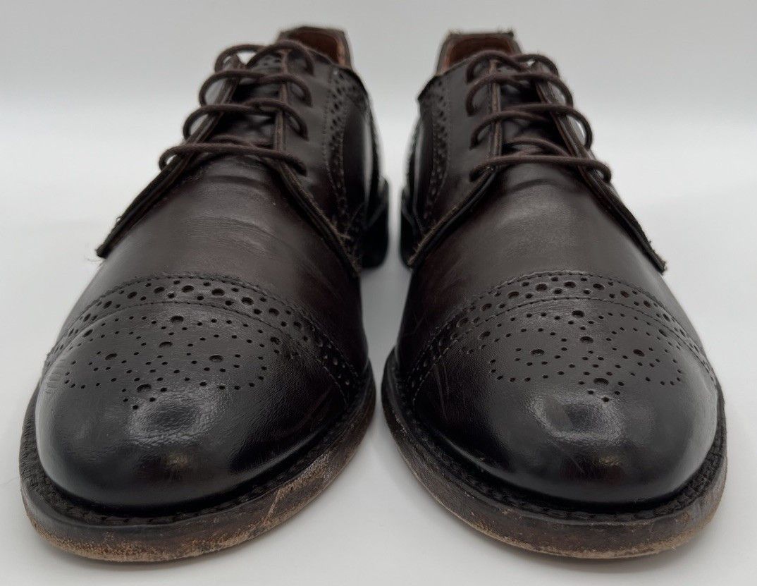 Allen Edmonds Allen Edmonds "LEXINGTON" Oxfords Dark Brown Leather 10.5 D Size US 10.5 / EU 43-44 - 3 Thumbnail