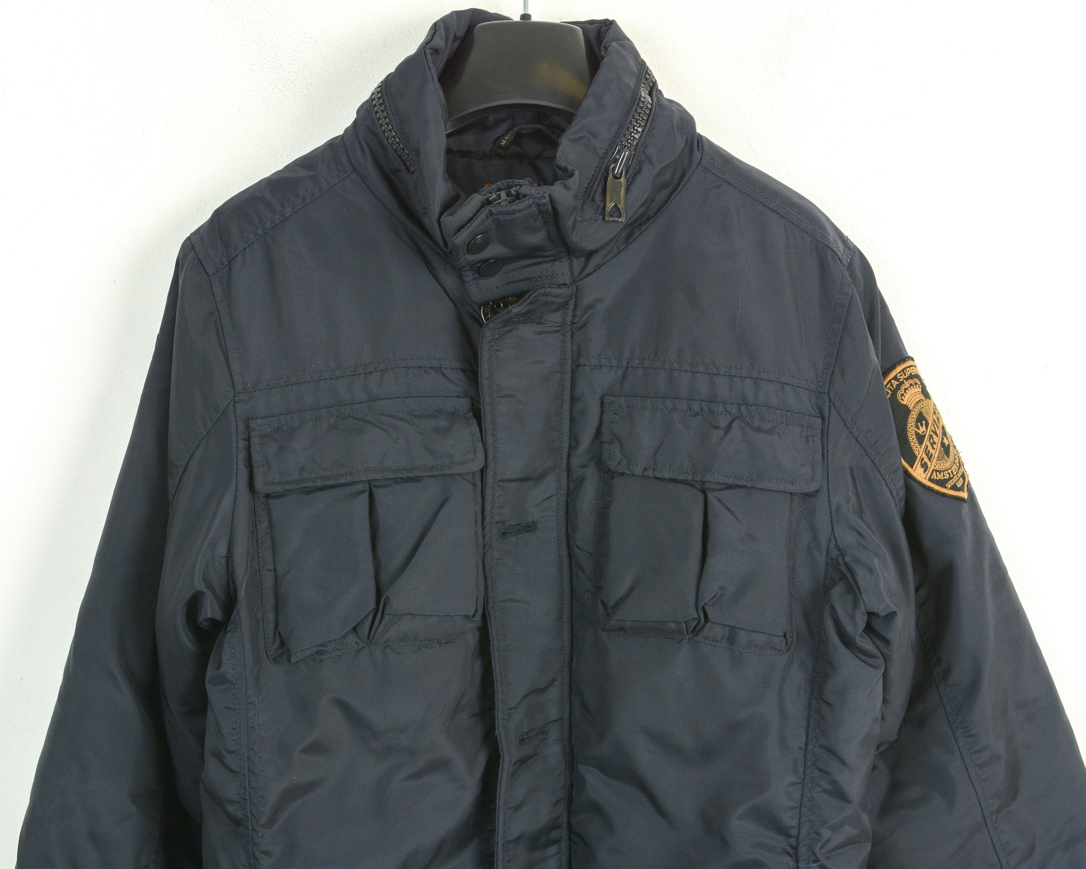 Scotch & Soda Men S Field Jacket Coat Insulated Padded Puffer Hooded Logo Size US S / EU 44-46 / 1 - 2 Thumbnail