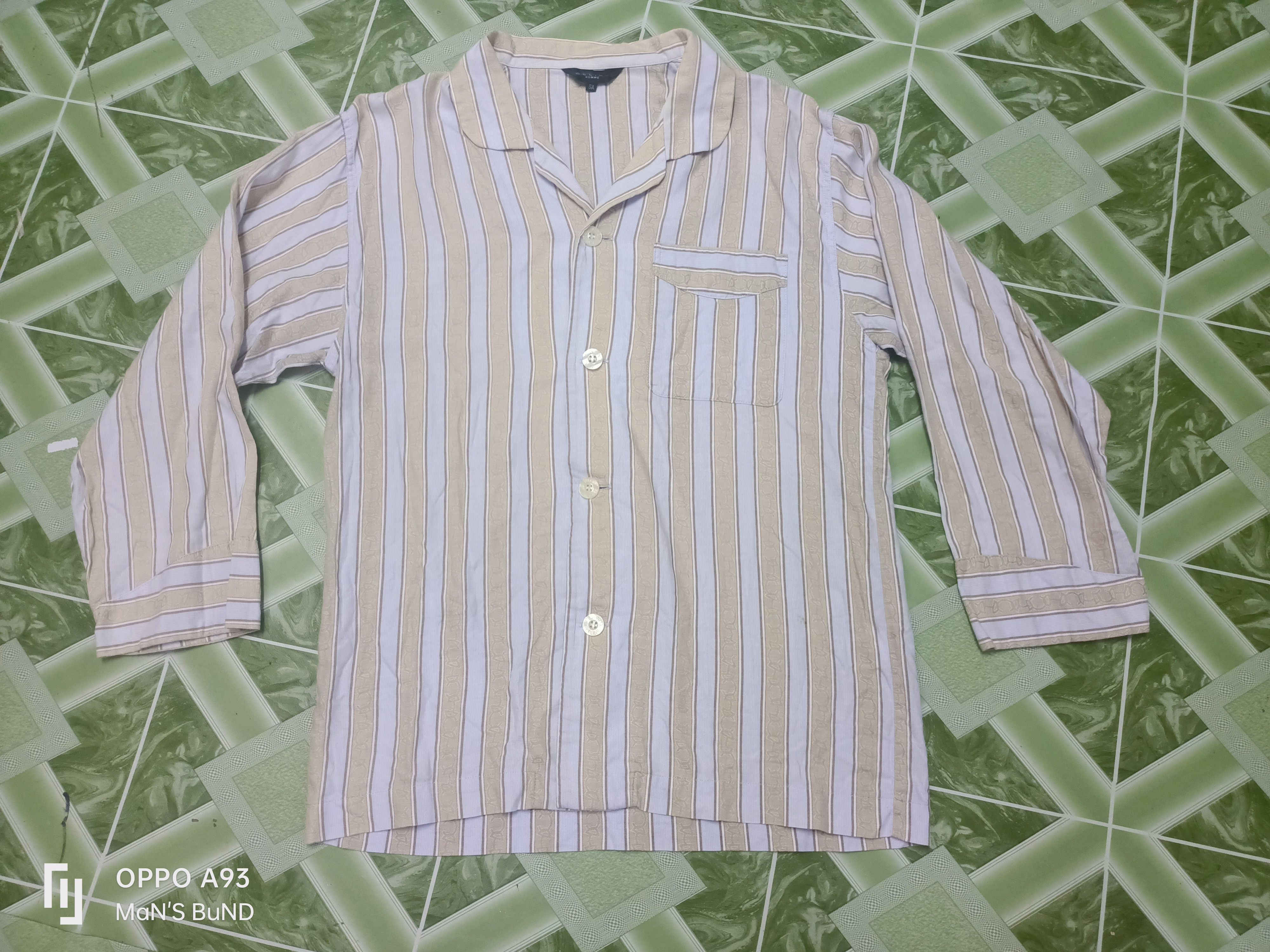Celine × Vintage Vintage Celine Homme Button Shirt Size M / US 6-8 / IT 42-44 - 1 Thumbnail