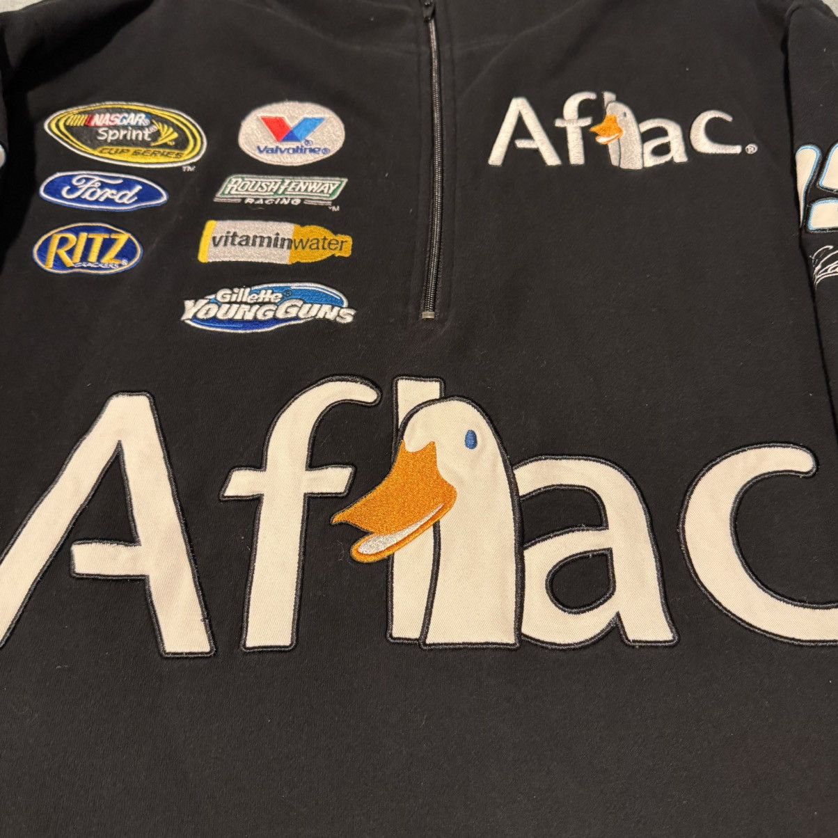 Chase Authentics Aflac Carl Edwards Half Zip Hoodie Size US L / EU 52-54 / 3 - 2 Thumbnail