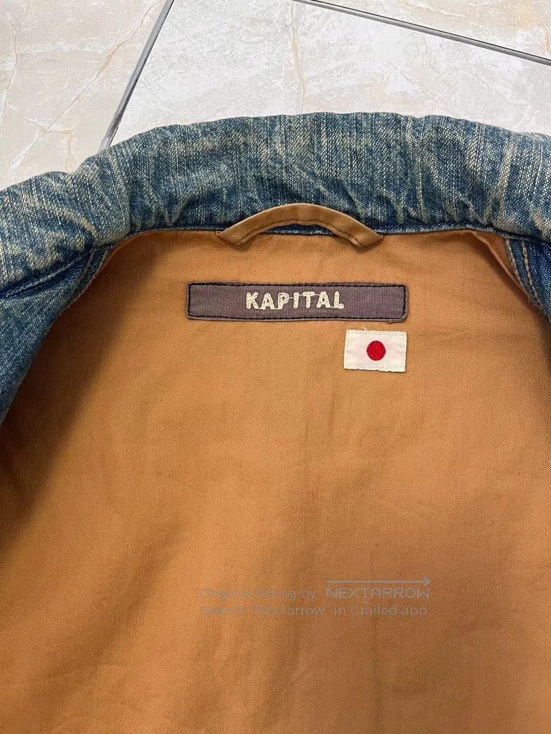 Kapital Denim Jacket with Back Print.