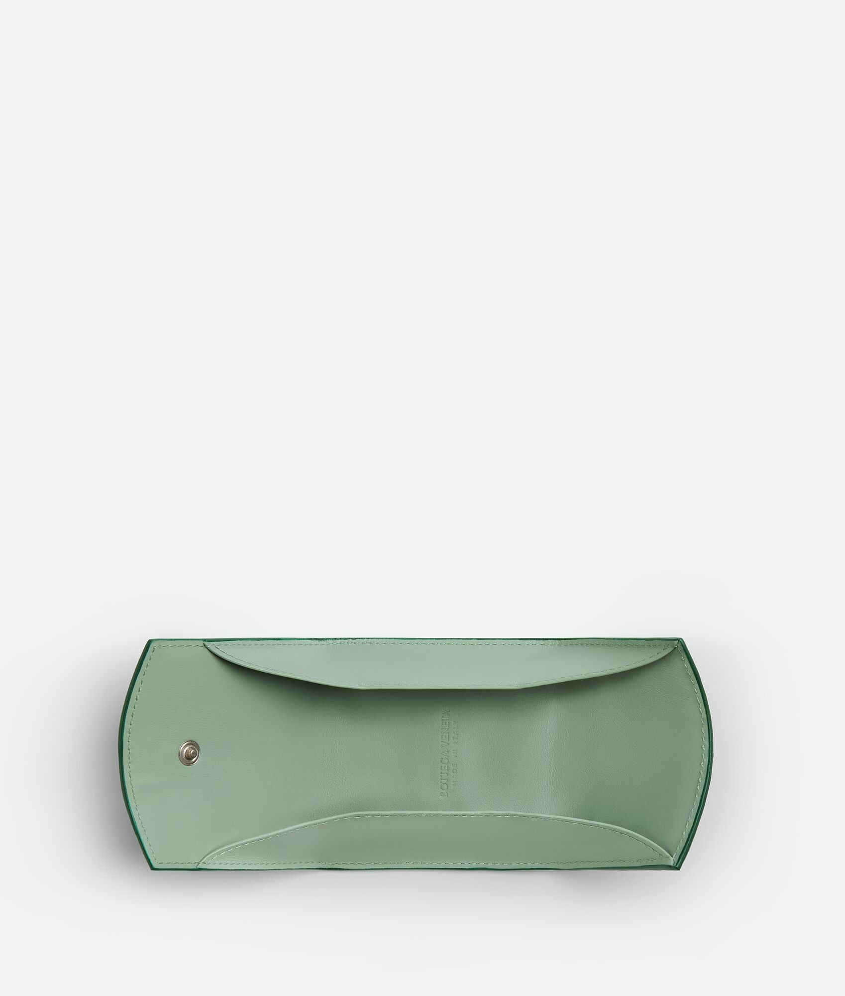 Bottega Veneta o1loc1c0325 Size: OS / 596579 Folded Coin Purse in Green Size ONE SIZE - 2 Thumbnail