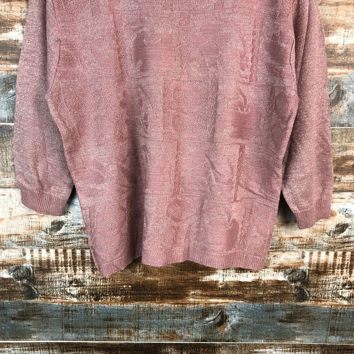 Homespun Knitwear × Japanese Brand Dia Sunny vintage Pink Knitwear #A1569 Size M / US 6-8 / IT 42-44 - 6 Thumbnail