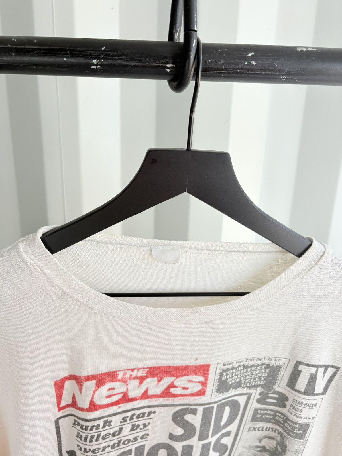 Band Tees Thrashed Sid Vicous Faded Distressed Grunge Band Size US M / EU 48-50 / 2 - 4 Thumbnail