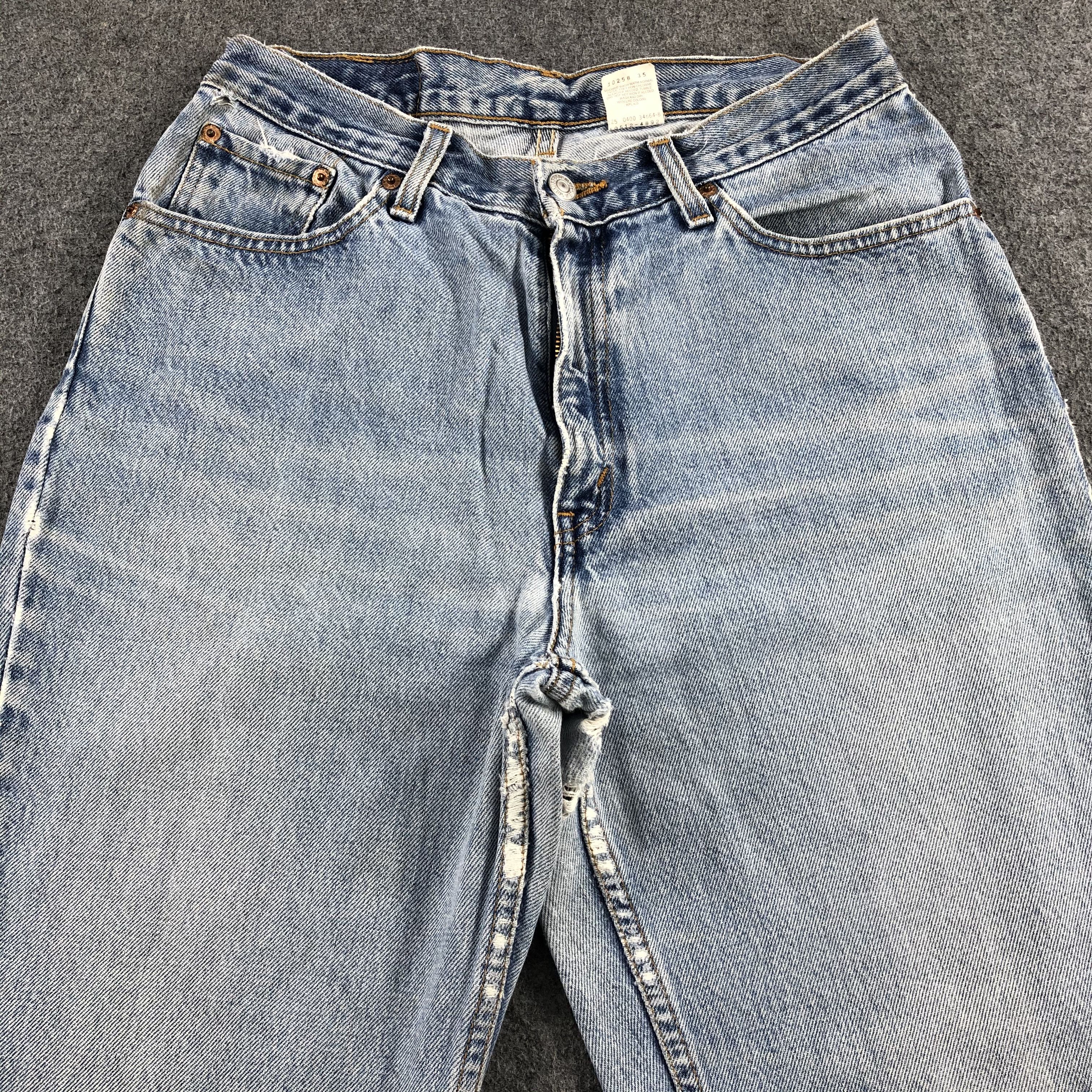 Levi's 90s Vintage Light Wash Levis 512 Jeans-J2164 Size US 29 - 3 Thumbnail