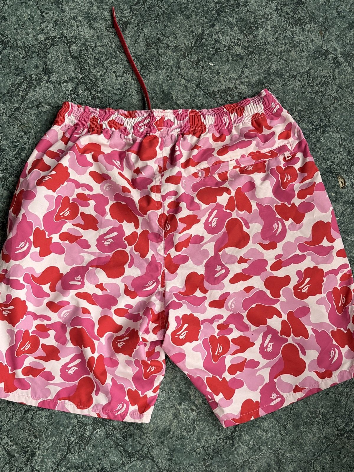 Bape BAPE ABC Camo Beach Shorts Pink Size US 30 / EU 46 - 2 Thumbnail