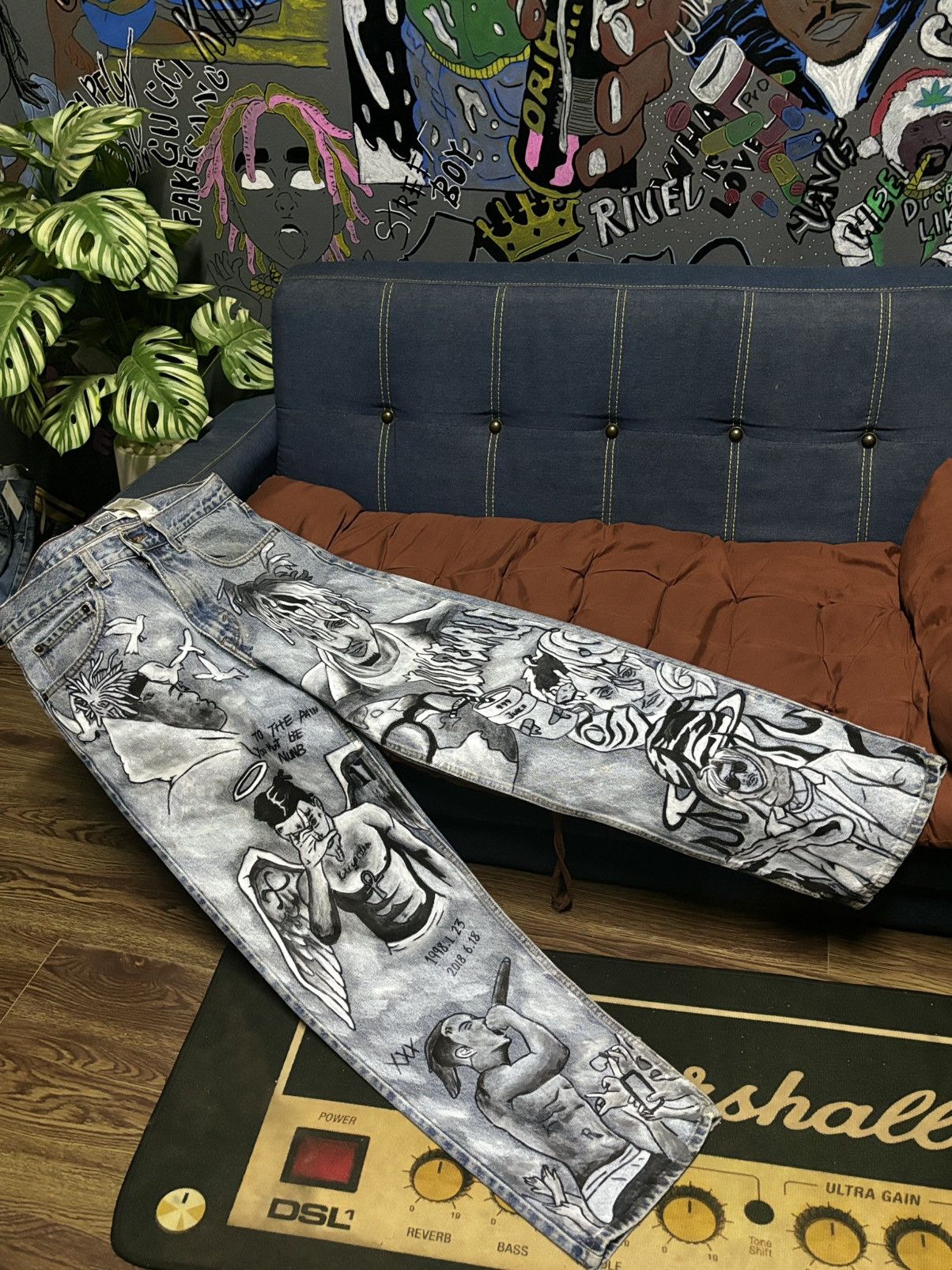 Designer × Vintage Xxxtentacion x juiceqrld pants Size US 32 / EU 48 - 2 Thumbnail