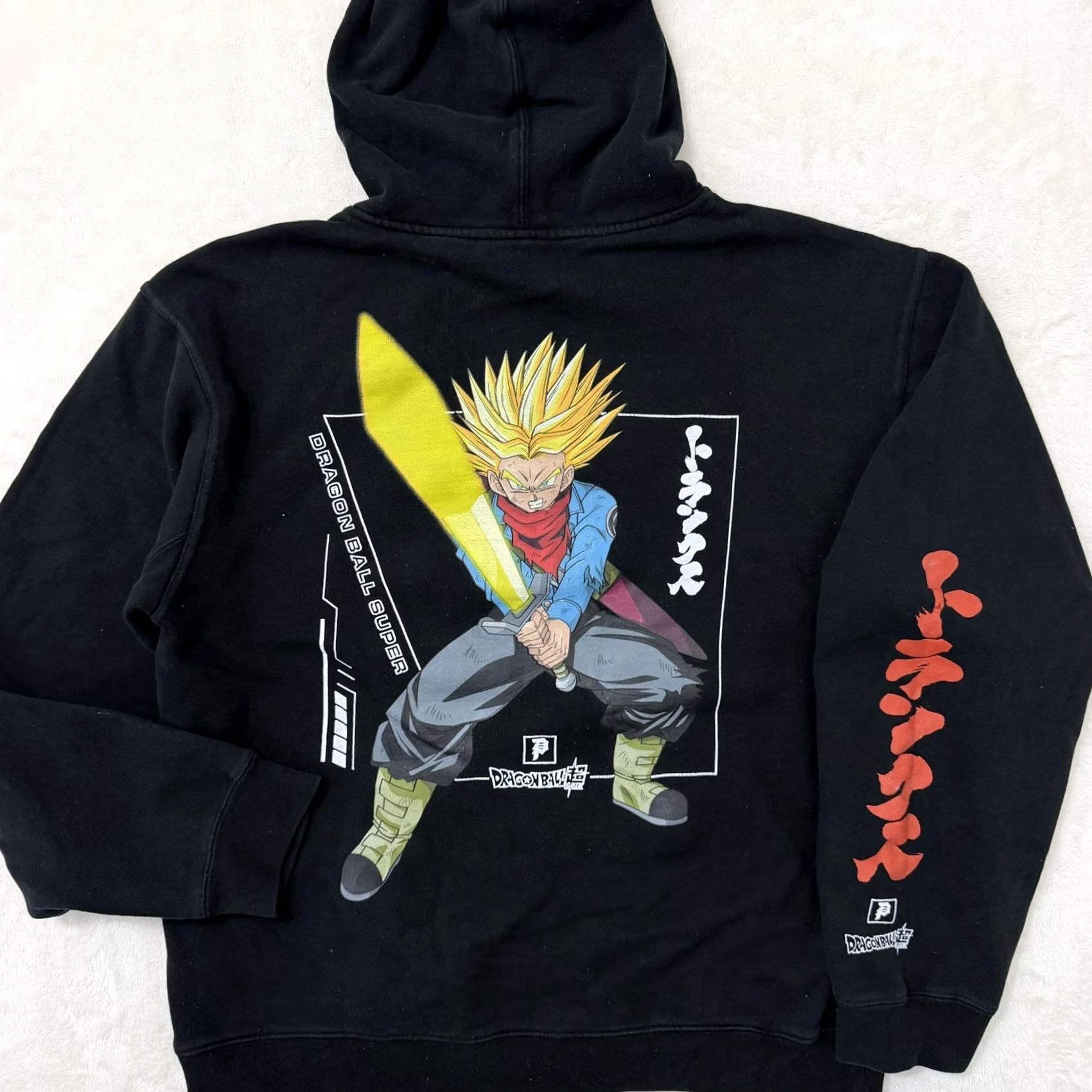 Primitive VINTAGE Dragon Ball Super Trunks Hoodie Mens Large Black Fleece Size US L / EU 52-54 / 3 - 3 Thumbnail