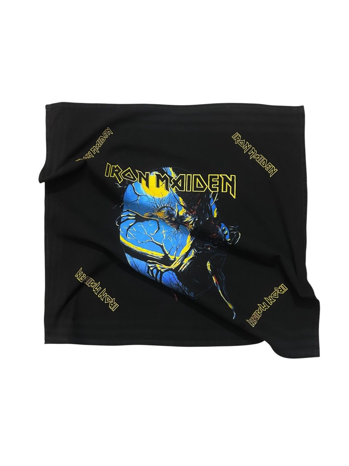 Iron Maiden Vintage 1992 Iron Maiden Fear Of The Dark Bandana Size ONE SIZE - 1 Thumbnail
