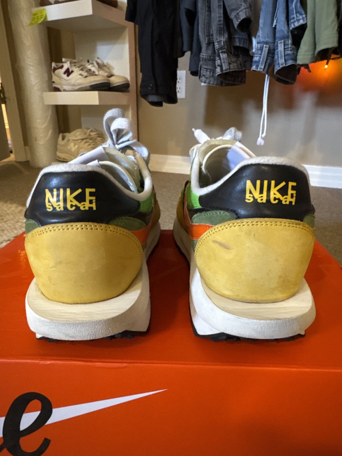 Nike × Sacai Nike Sacai LDV Waffle Green Gusto Size US 11 / EU 44 - 4 Thumbnail