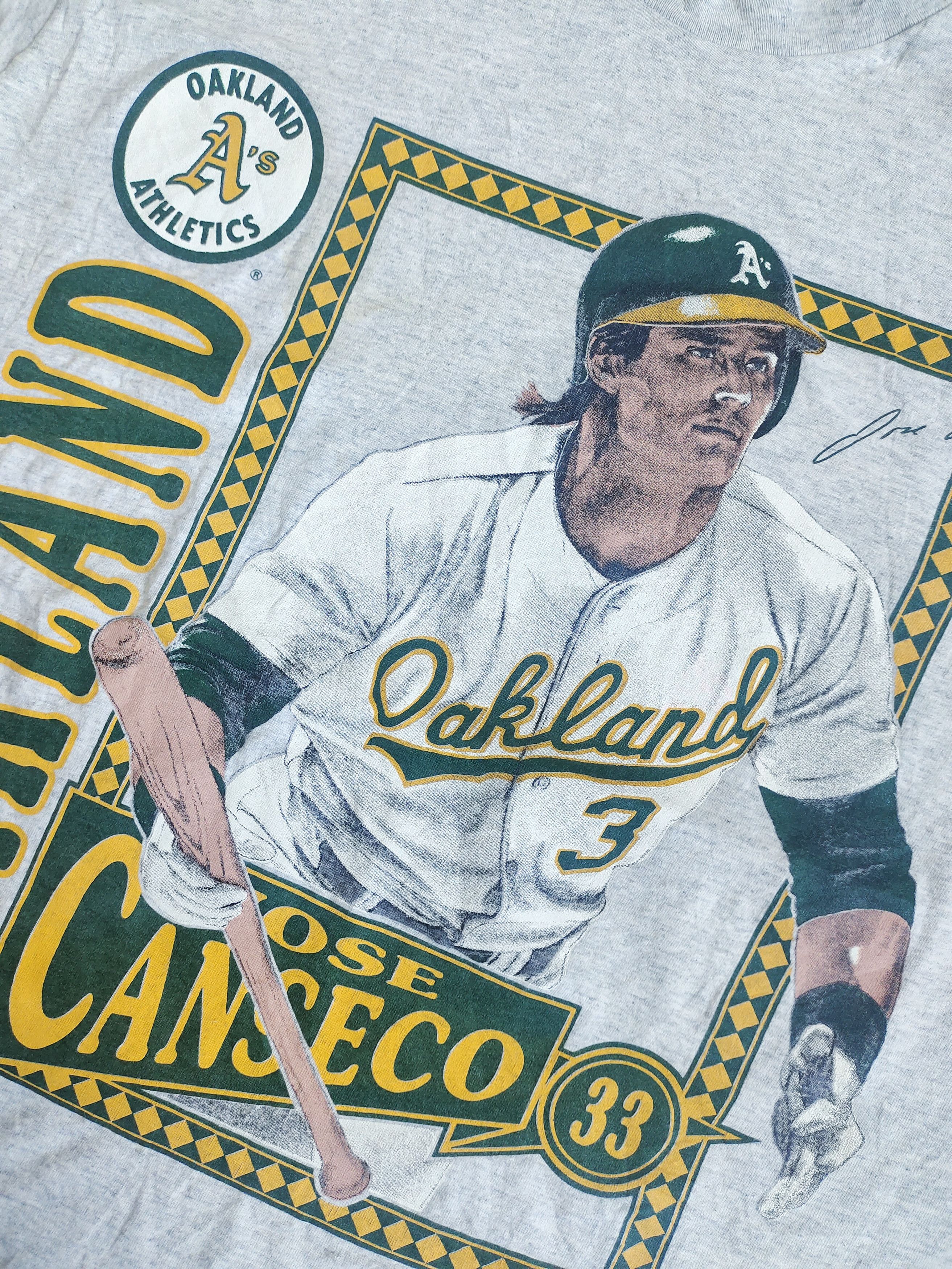 Nutmeg × Vintage Vintage Jose Canseco Oakland Athletics Player 90s T-shirt Size US L / EU 52-54 / 3 - 8 Thumbnail
