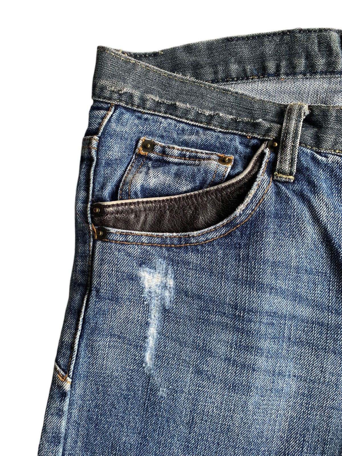 PPFM BreathMint Brthbeath Japanese Punk style Distressed Denim🎌☠️ Size US 34 / EU 50 - 11 Thumbnail