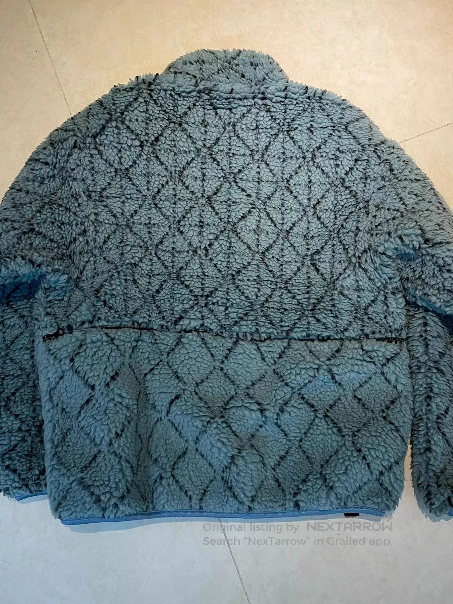 Kapital Blue Fuzzy Quilted Zip. Size US XL / EU 56 / 4 - 4 Thumbnail