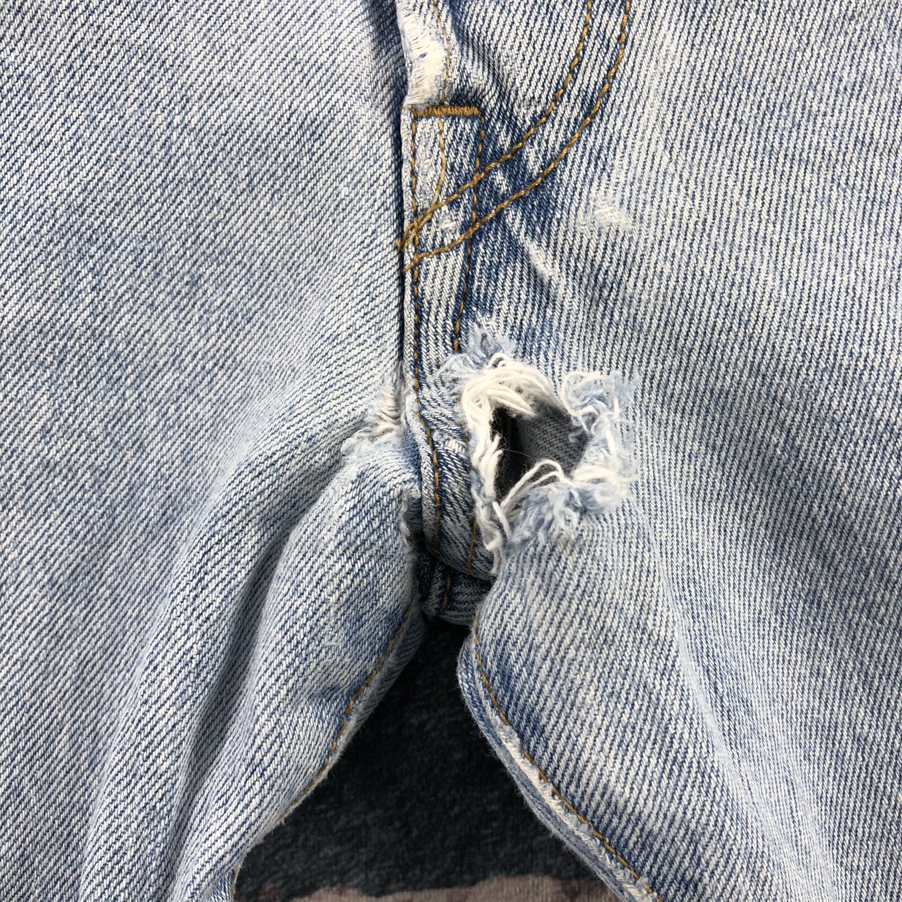Levi's × Vintage 90s Vintage Light Wash Levis 501 Jeans-JM2842 Size US 38 / EU 54 - 12 Thumbnail