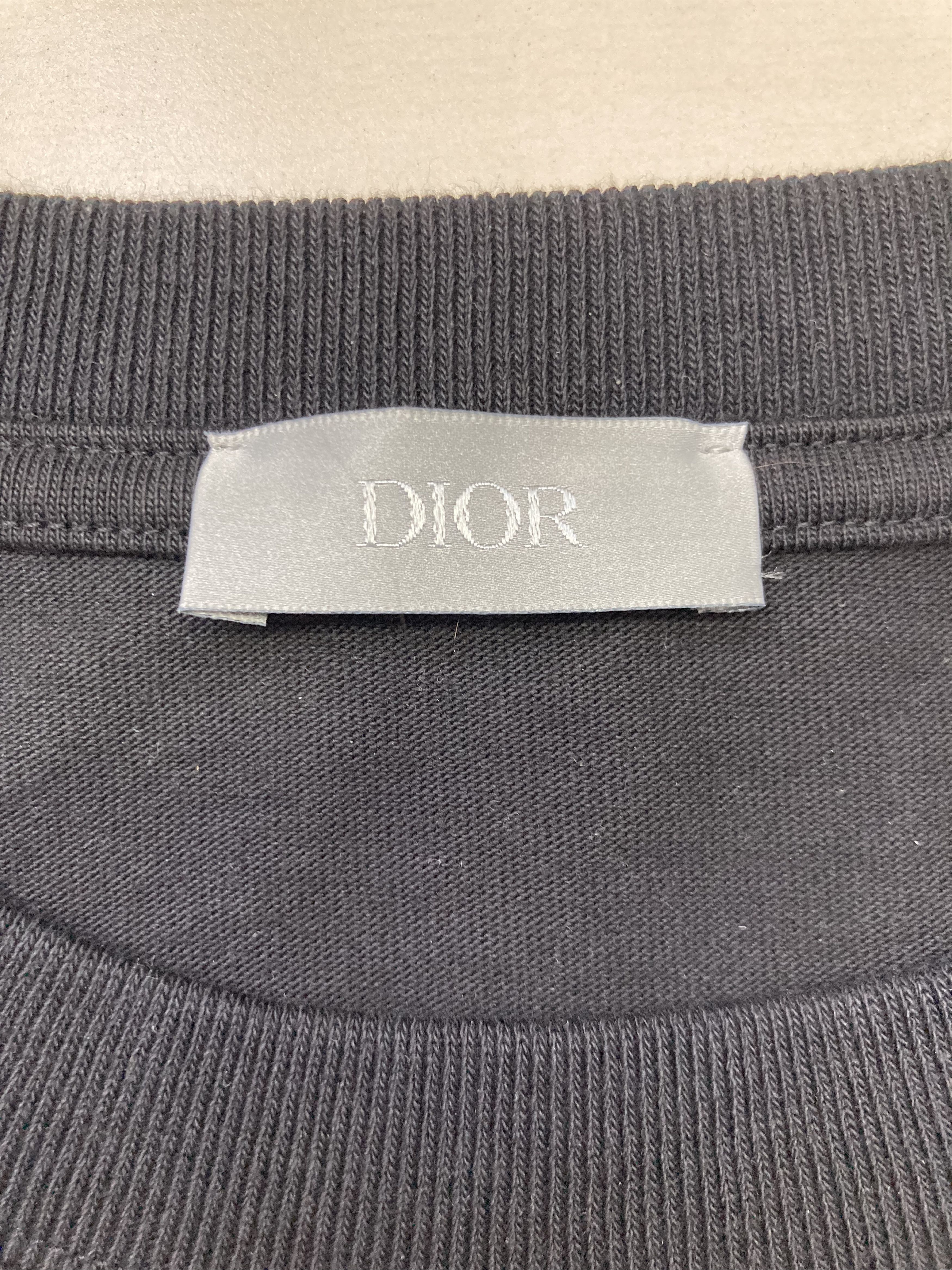 Dior Dior Silver Embroidery Logo Short Sleeve T-shirt Size US XXL / EU 58 / 5 - 4 Thumbnail