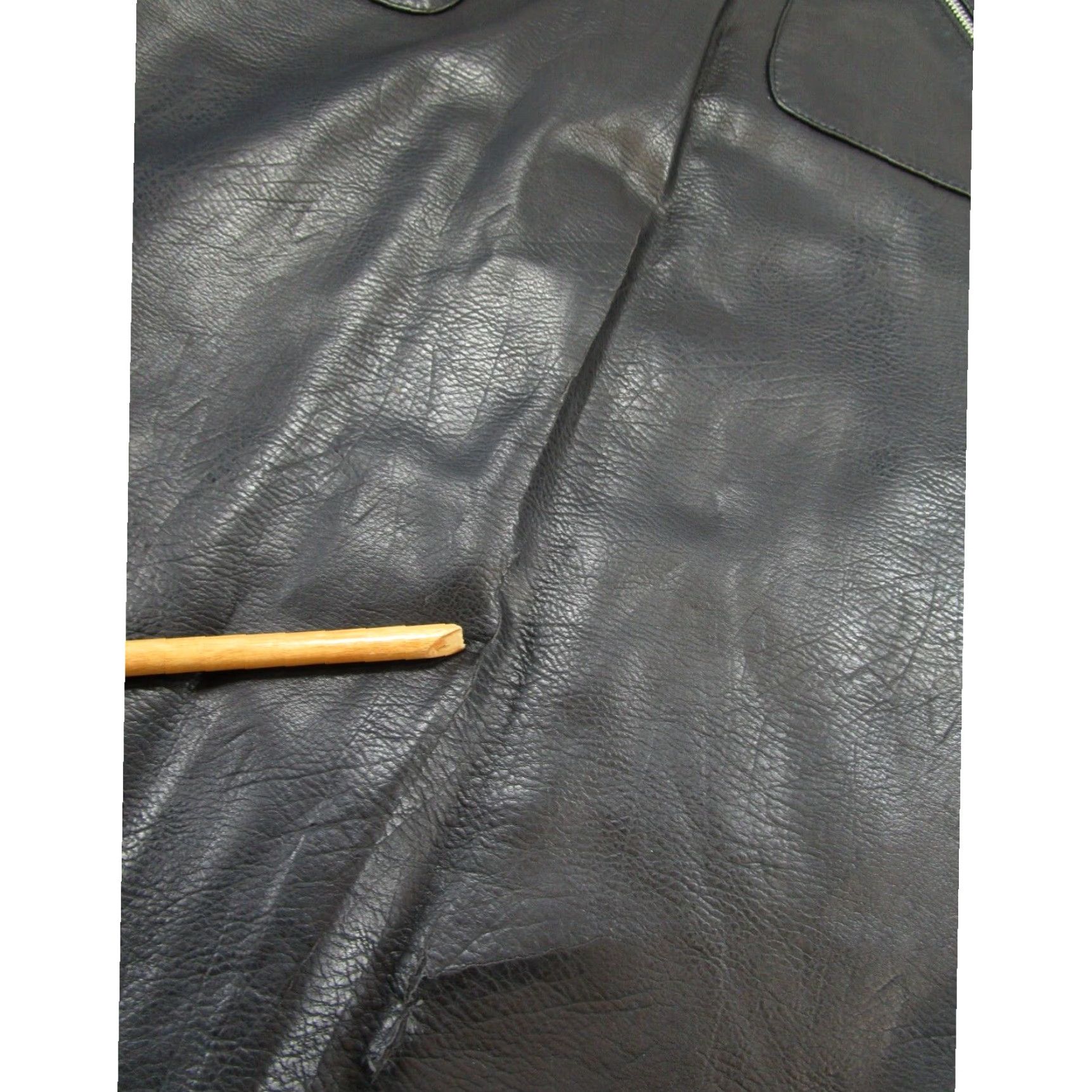 Zara Zara Faux Leather Midi Pencil Skirt Womens Small Black Size 28" / US 6 / IT 42 - 3 Thumbnail