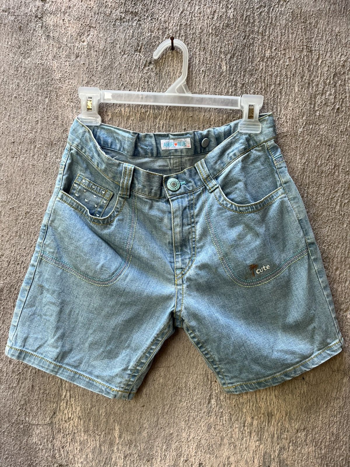 Angel Blue 2000's Angel Blue Short Denim Size 30" / US 8 / IT 44 - 2 Thumbnail
