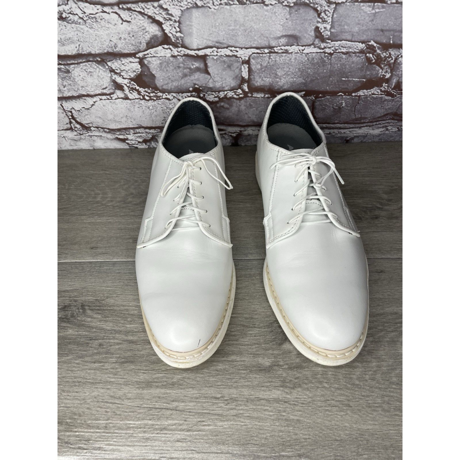 Altama Altama White Leather Oxford Dress Shoes Navy Military 629308 Size US 10 / EU 43 - 5 Thumbnail