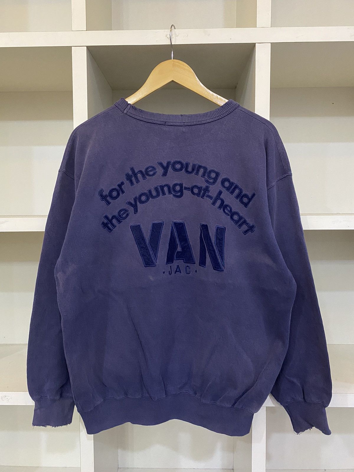Japanese Brand × Van × Vintage Vintage Van Jac Back Logo Sweatshirt Size US L / EU 52-54 / 3 - 2 Thumbnail