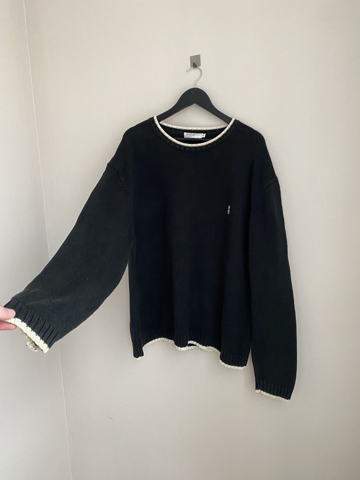 Vintage × Yves Saint Laurent Yves Saint Laurent vintage men's sweater Size US XXL / EU 58 / 5 - 3 Thumbnail