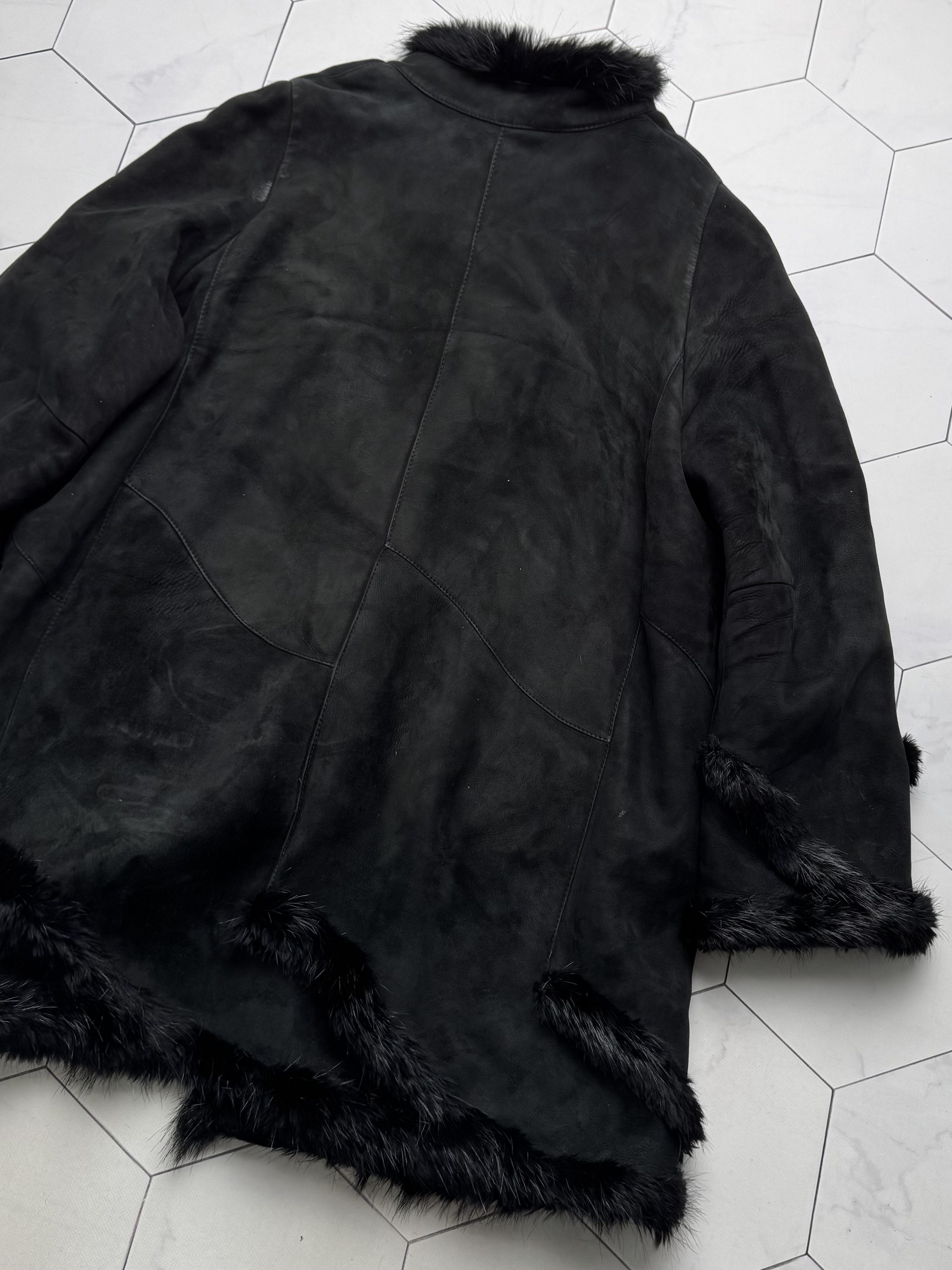 Vintage Vintage Real Shearling Coat (B550) Size L / US 10 / IT 46 - 20 Thumbnail
