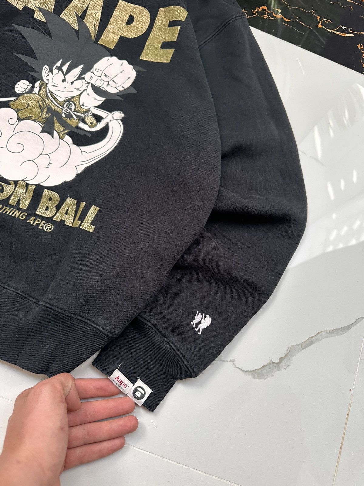 Aape × Vintage AAPE X DRAGONBALL VINTAGE BIG LOGO STREETWEAR SWEATSHIRT Size US S / EU 44-46 / 1 - 6 Thumbnail