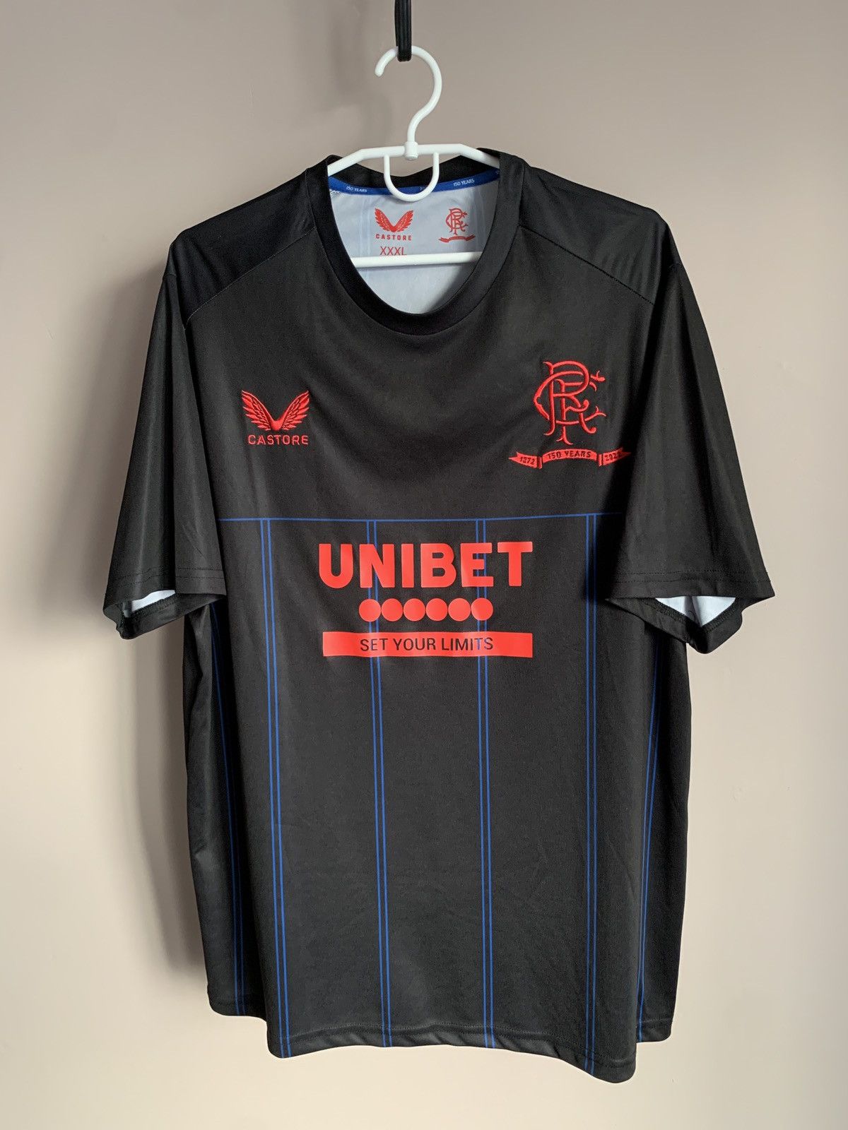 Other Rangers FC Glasgow 150 Year Away soccer jersey 2022 castore Size US XXL / EU 58 / 5 - 1 Thumbnail