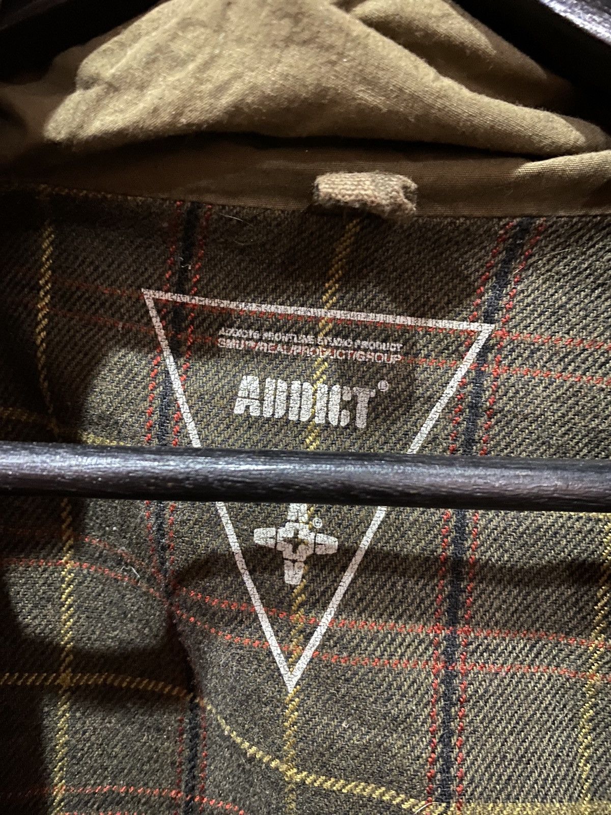 ADDICT Addict Plaid Wool-Blend Hoodie Jacket – Classic Streetwear Size US S / EU 44-46 / 1 - 7 Thumbnail