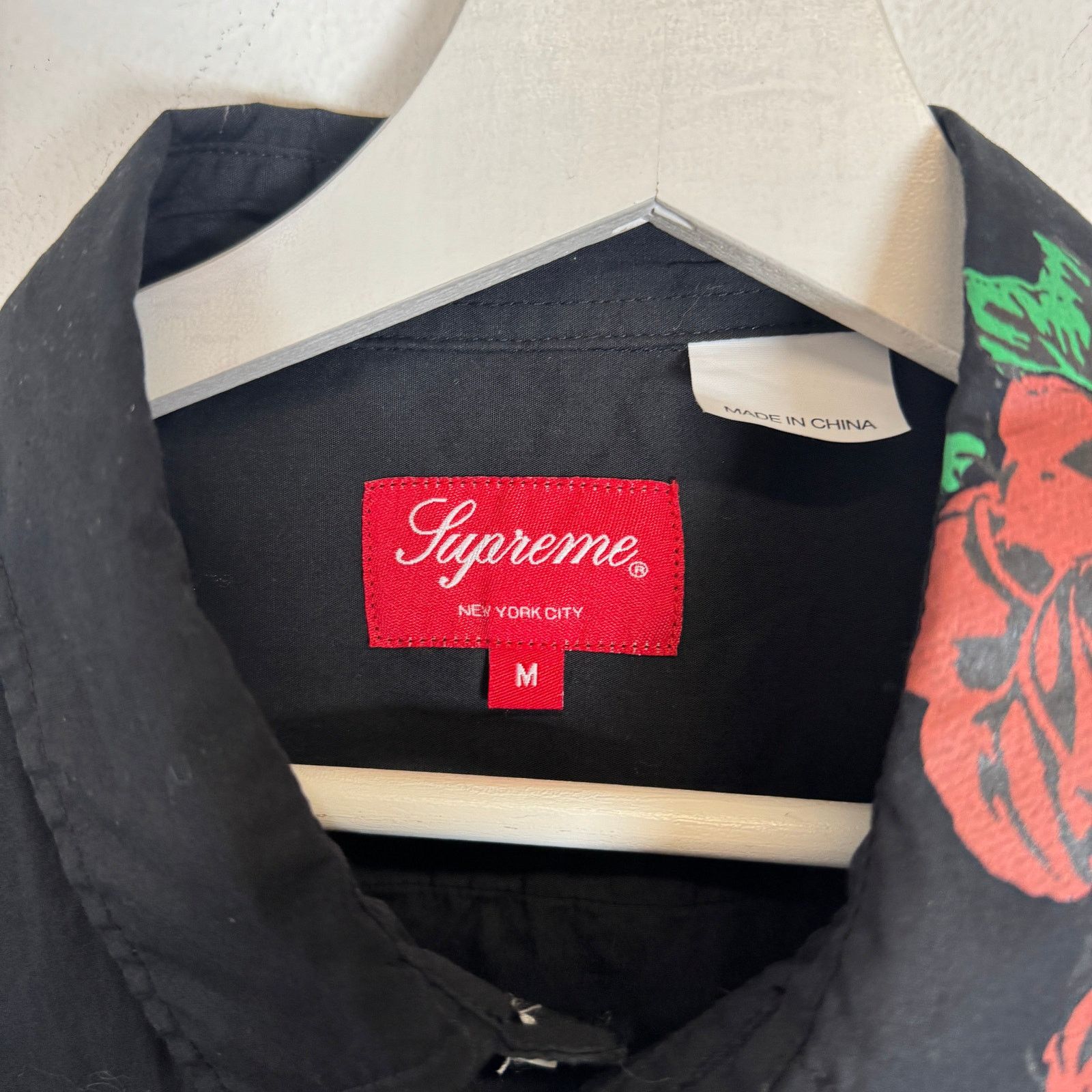 Supreme Supreme Black 'Destruction Of Purity' Button-Up Shirt Size M Size US M / EU 48-50 / 2 - 2 Thumbnail