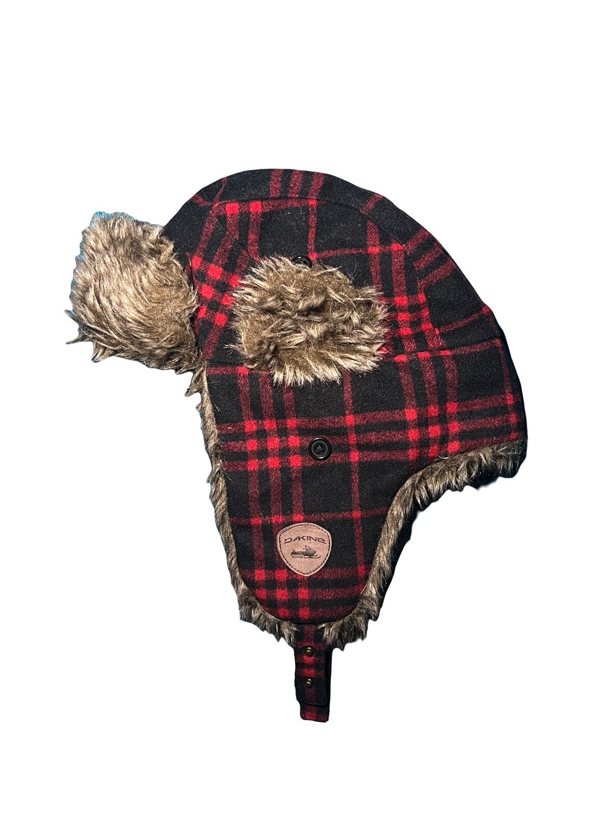 Japanese Brand Vitnage Y2K Dakine ushanka hat beanie street style Size ONE SIZE - 1 Thumbnail