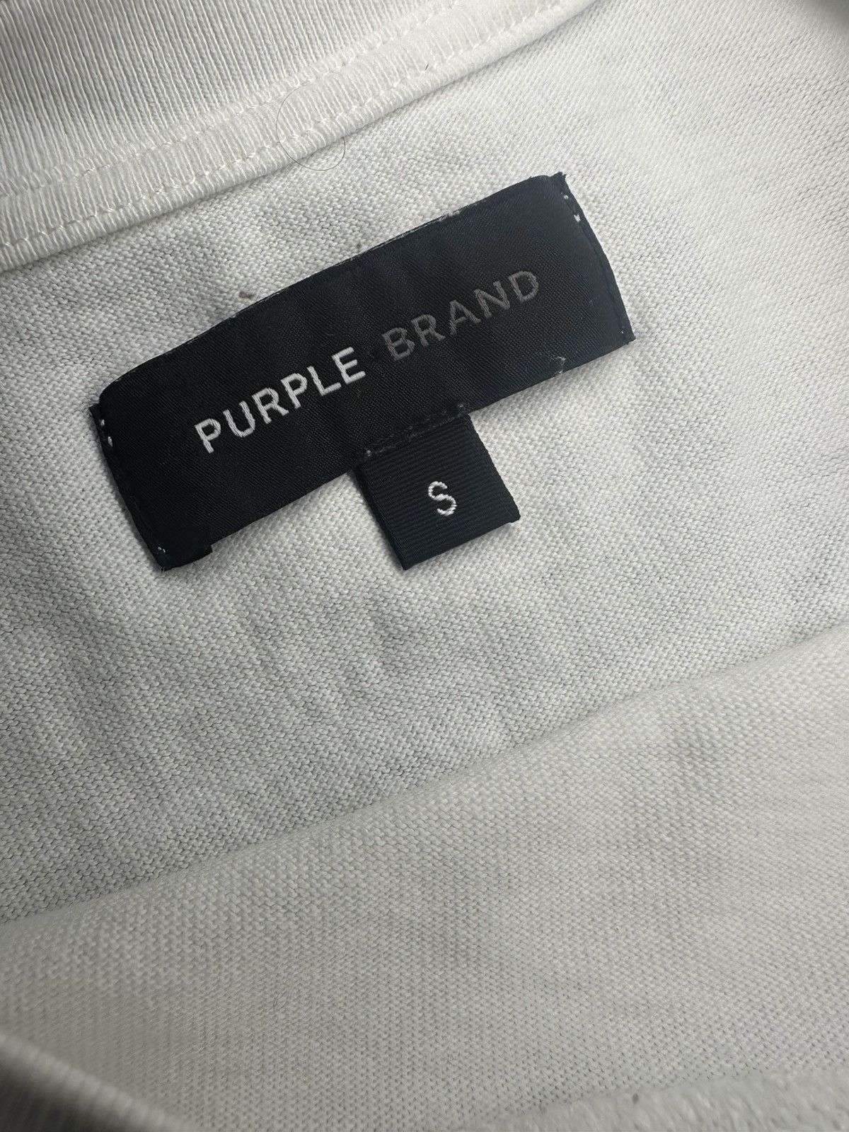 Purple Brand Purple brand white tee Size US S / EU 44-46 / 1 - 5 Thumbnail