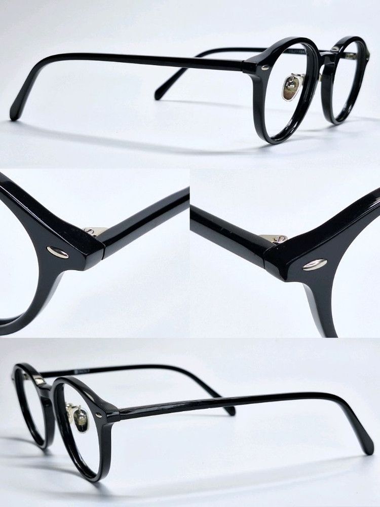 Other DULTON BONOX-F YGJ115BK Black Round Boston Frame Eyeglasses Size ONE SIZE - 4 Thumbnail