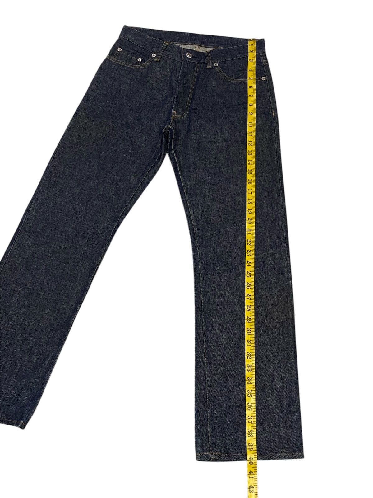 Helmut Lang Helmut Lang 1999 Classic Cut Raw Denim Pants Size US 29 - 14 Thumbnail
