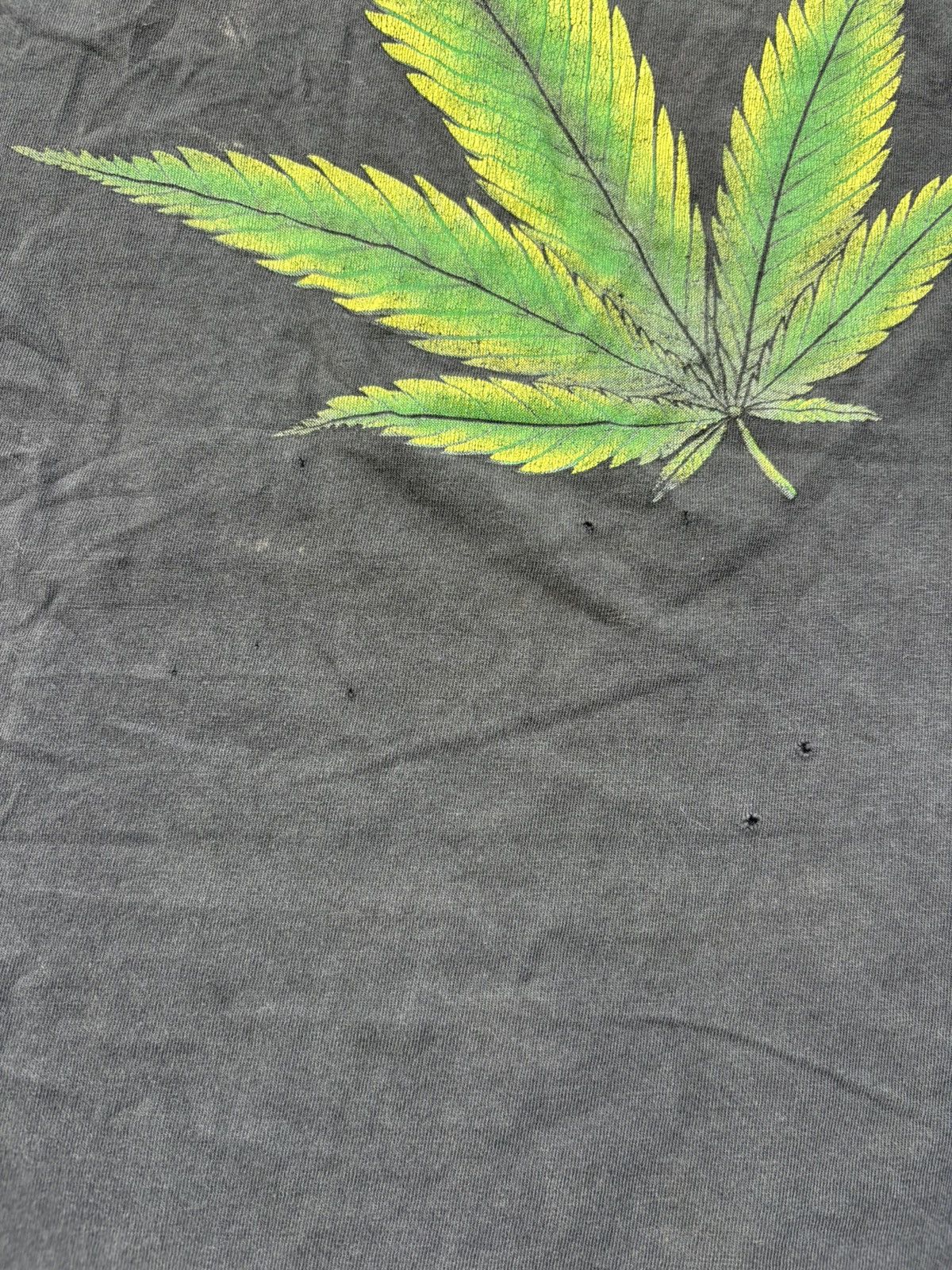 Vintage Vintage 90’s Open Up With Marjuana Tshirt Size US L / EU 52-54 / 3 - 5 Thumbnail
