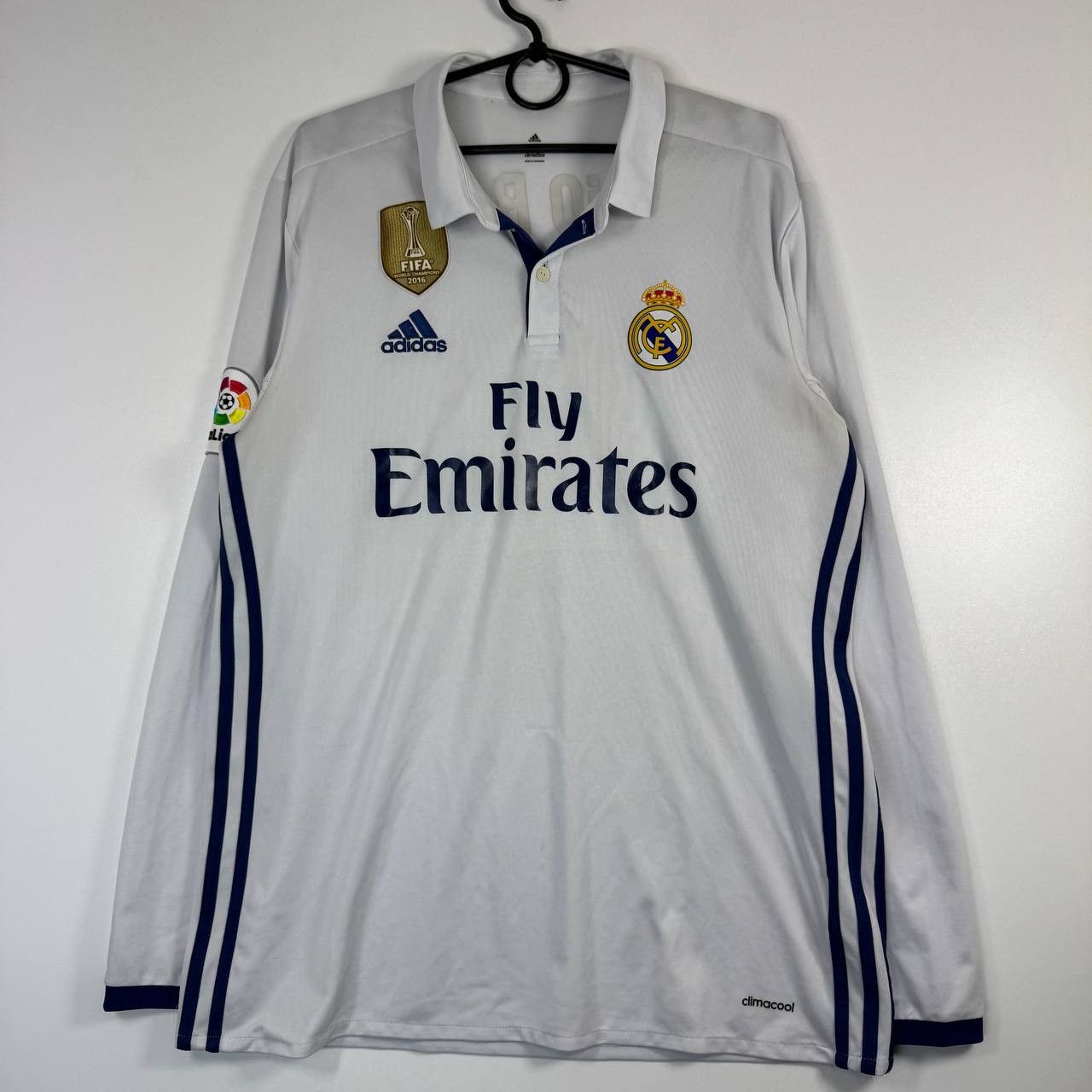 Adidas Adidas Real Madrid Sergio Ramos #4 2016 Shirt Long Sleeve L Size US L / EU 52-54 / 3 - 1 Thumbnail