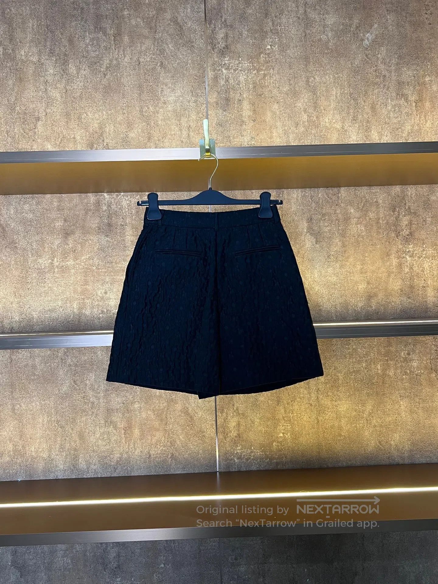 Dolce & Gabbana Dolce Gabbana Embossed shorts with diamond buttons| Size 37" - 2 Thumbnail